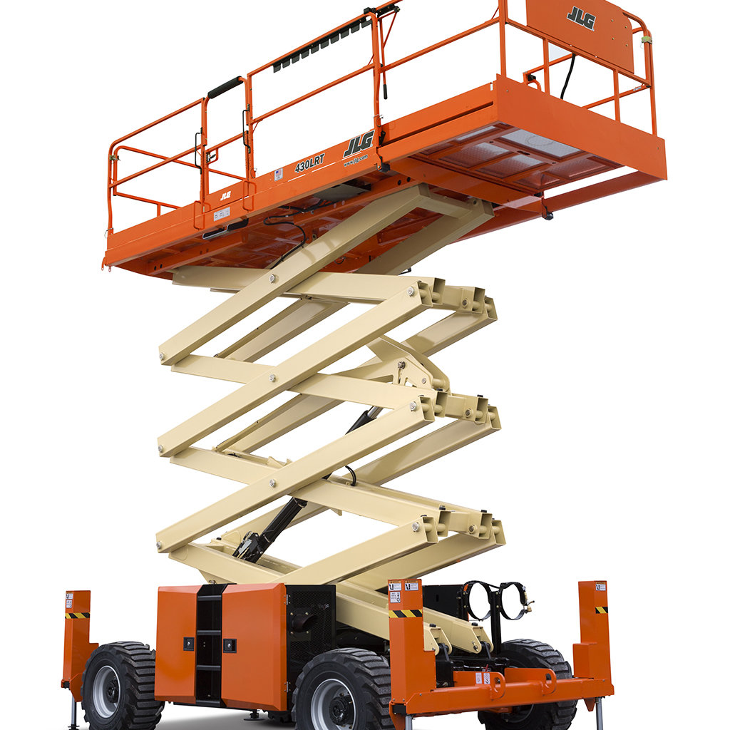 Plataforma tijera JLG 3248RS en exterior